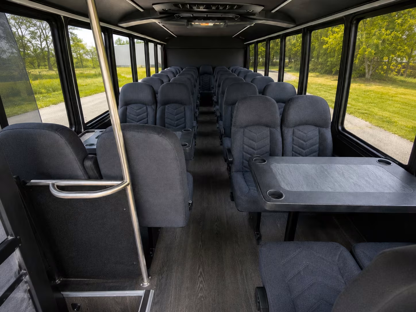 15 passenger minibus inside