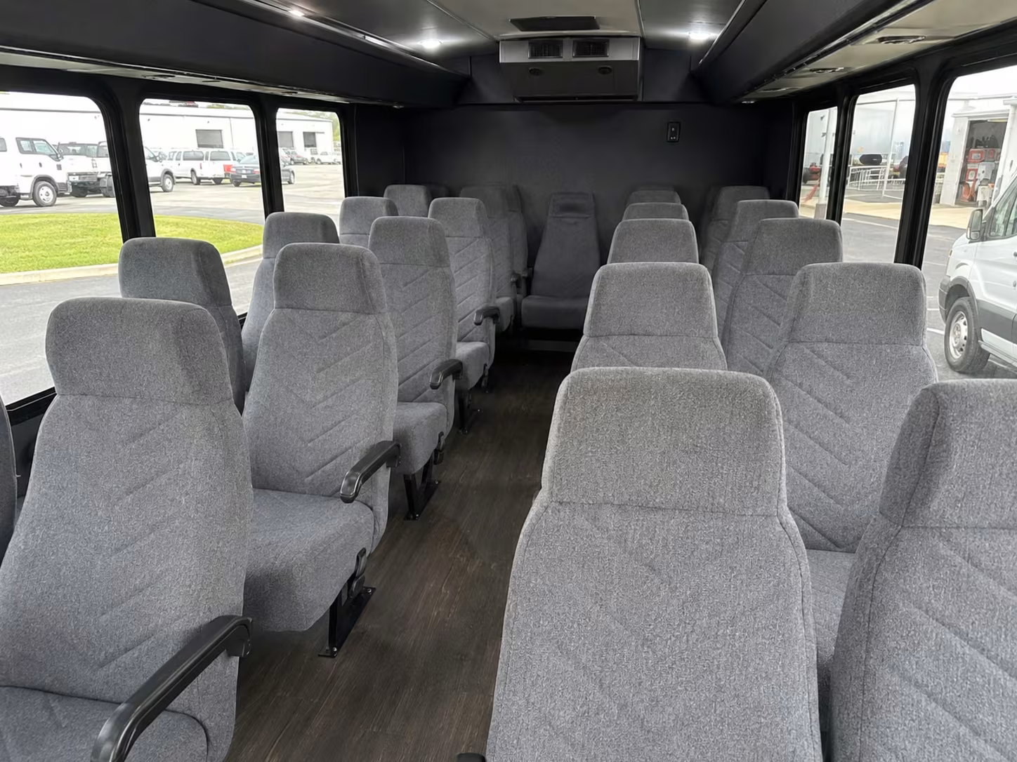 18 passenger minibus interior