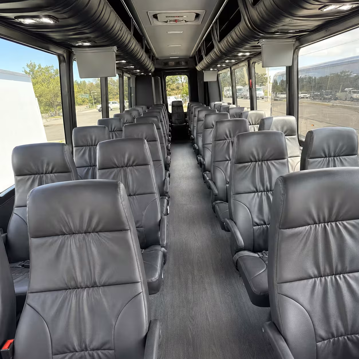 25 passenger minibus interior