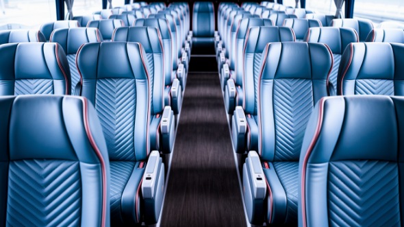 55 passenger charter bus interior everett