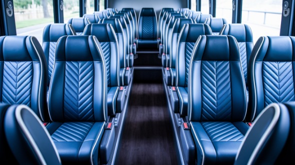 everett 18 passenger minibus inside