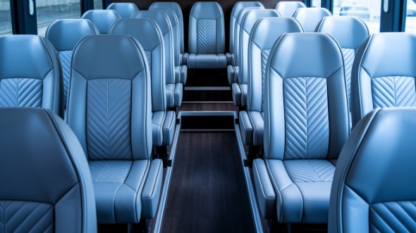 everett 28 passenger minibus inside