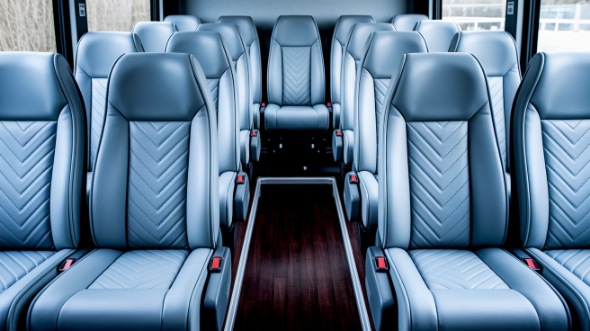 everett 35 passenger minibus inside