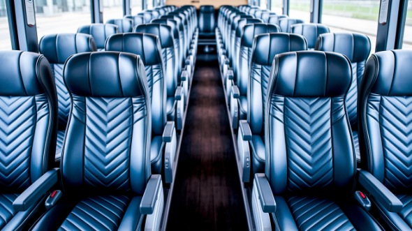 everett 54 passenger charter bus inside