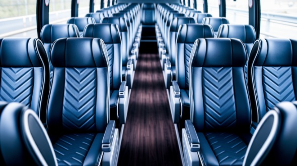 everett 55 passenger charter bus inside