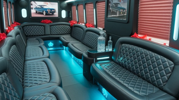 sprinter limo rental interior everett